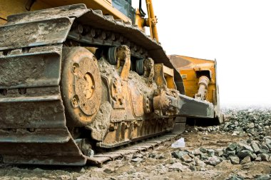 Bulldozer clipart