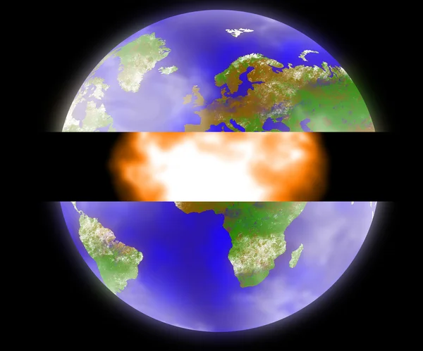Модель планеты — стоковое фото