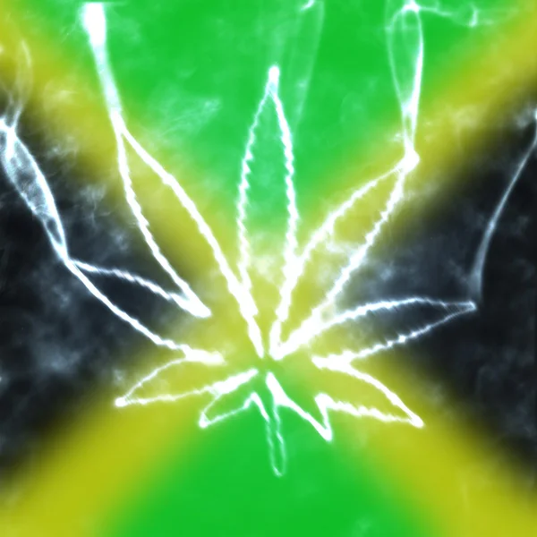 Marihuana in de rook — Stockfoto