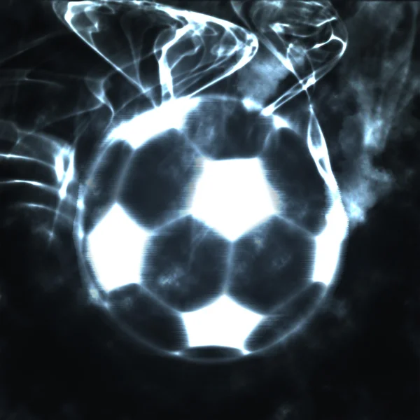 Абстрактный мяч в дыму — стоковое фото
