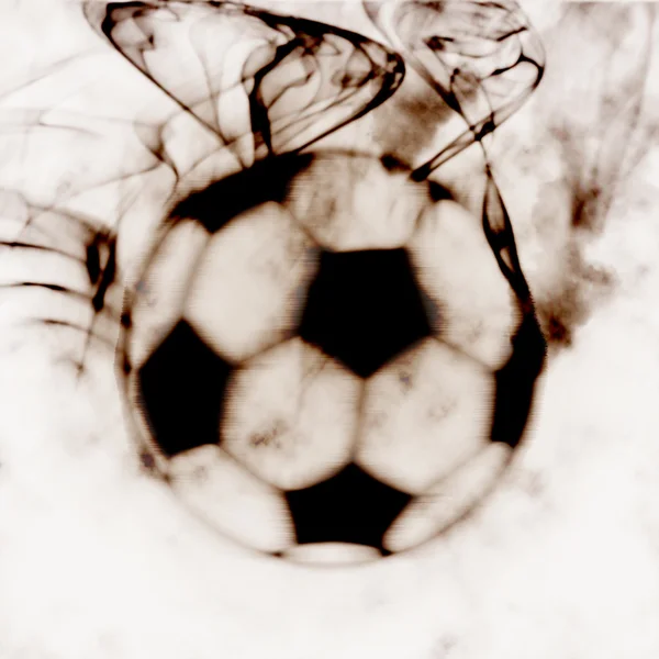 Абстрактный мяч в дыму — стоковое фото