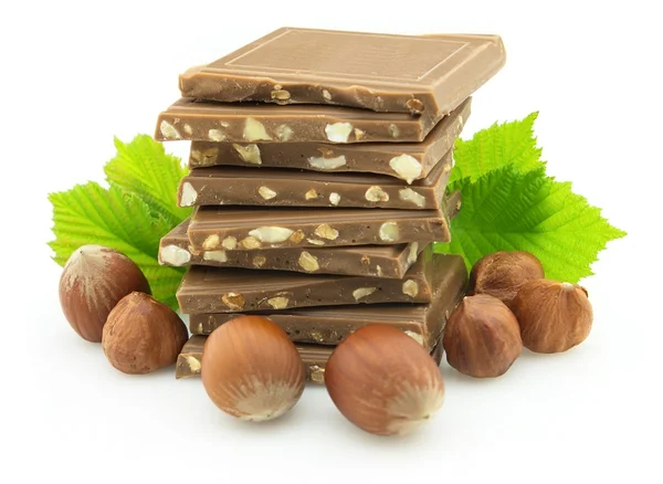 Chocolate con Filbert — Foto de Stock
