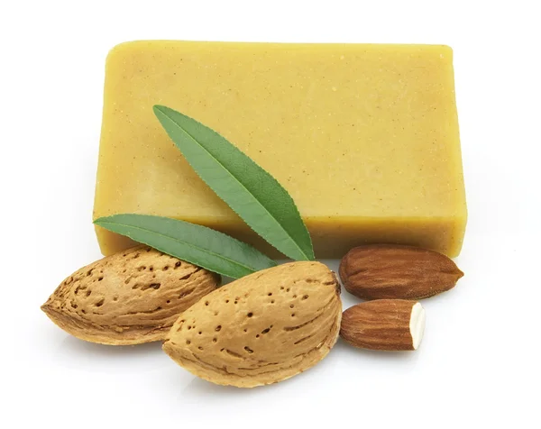 Almond soap — Stock Photo, Image