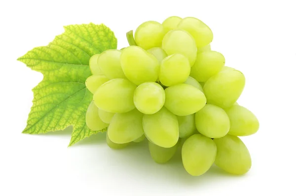 Uvas maduras con hojas — Foto de Stock