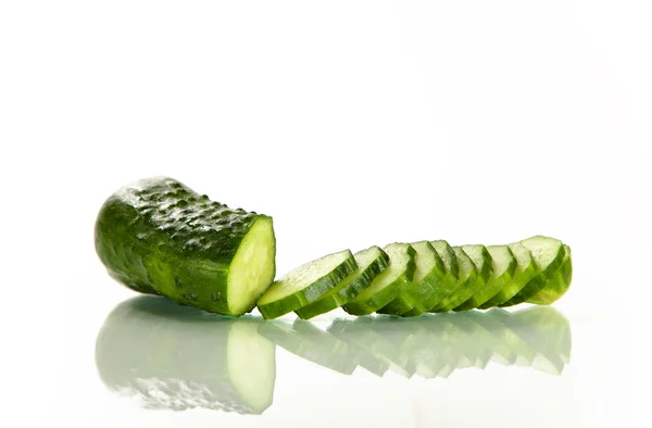 Fresh sliced cucumber — Stock Photo, Image