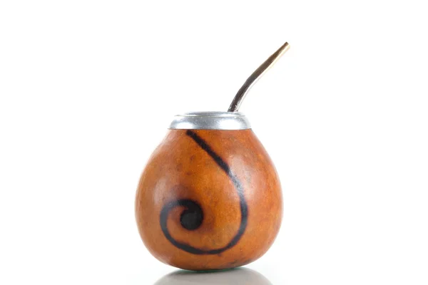Argentyńczyk Puchar tykwa bombilla — Zdjęcie stockowe