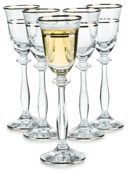 Compositon of wineglasses — Stock Photo, Image