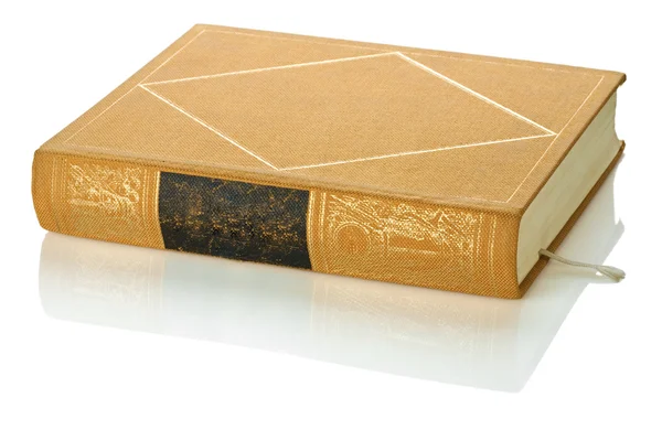 Eski kahverengi kitap — Stok fotoğraf