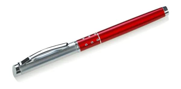 Κόκκινο στυλό απομονωθεί — Φωτογραφία Αρχείου