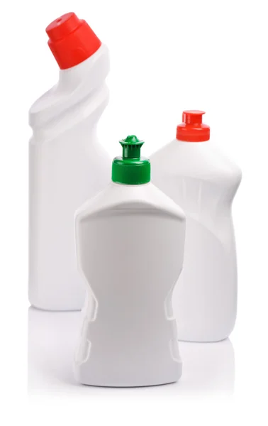 Beyaz şişe Temizleme — Stok fotoğraf
