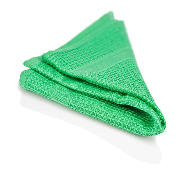 Green napkin — Stock Photo, Image