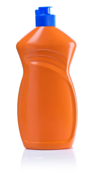 手のカモミール橙色瓶 — 图库照片