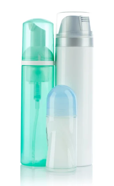 Bottiglie e deodorante — Foto Stock