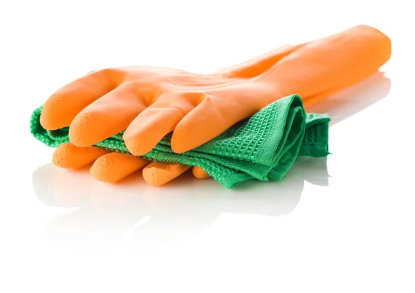 Handschuhe und Serviette — Stockfoto