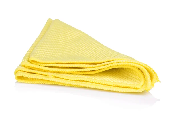 黄色厨房餐巾 — 图库照片