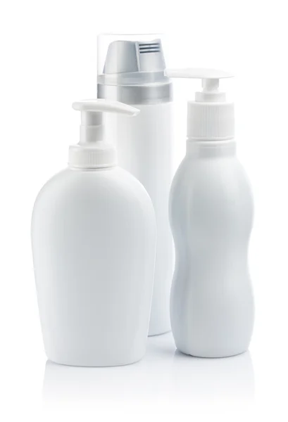 Tre spray cosmetici — Foto Stock
