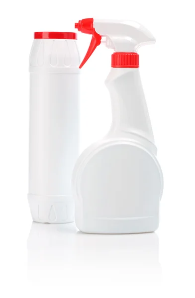 Belos frascos brancos — Fotografia de Stock