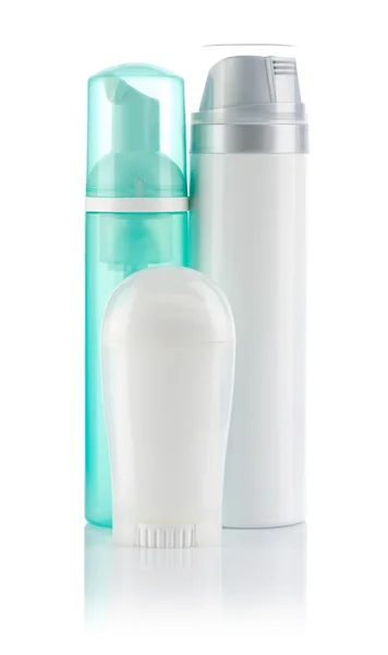 Deodorant och spray flaskor — Stockfoto