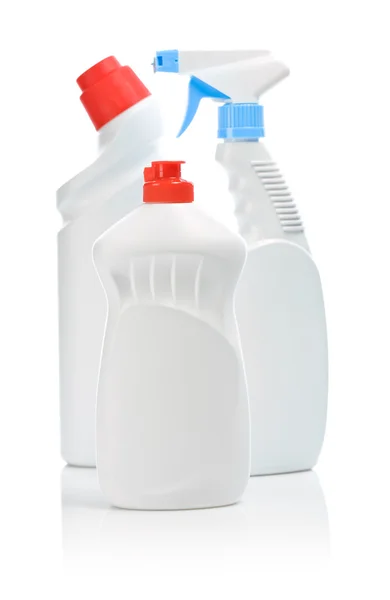 Sprayer och gel flaska — Stockfoto