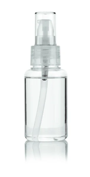 Botella de spray transparente — Foto de Stock