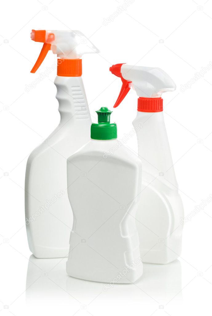 Bottle and spray for cleaning