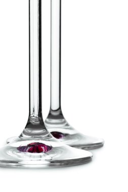 Stem of wine glass clipart