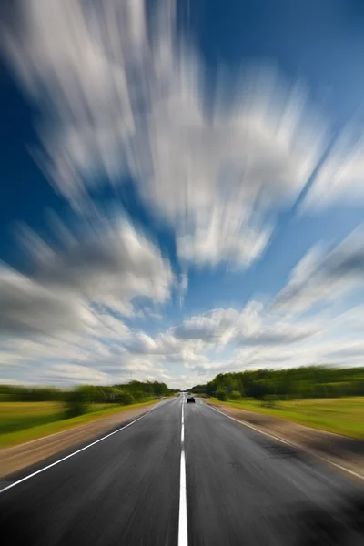Carretera y velocidad — Foto de Stock