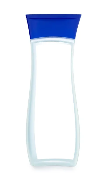Bottiglia trasparente con etichetta — Foto Stock