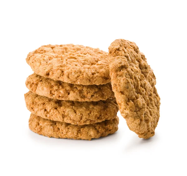 Stapel van bruin cookies — Stockfoto