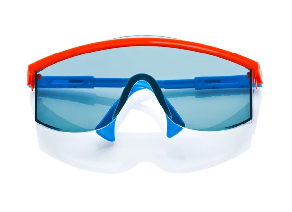 Голубые защитные очки — стоковое фото