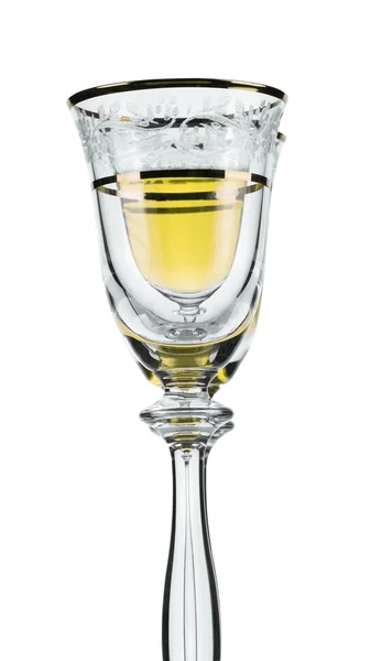 섹션 및 반 wineglases — 스톡 사진
