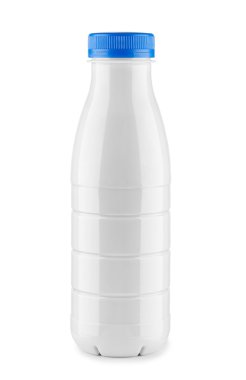 Beyaz plastik şişe