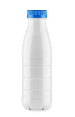 White plastical bottle clipart