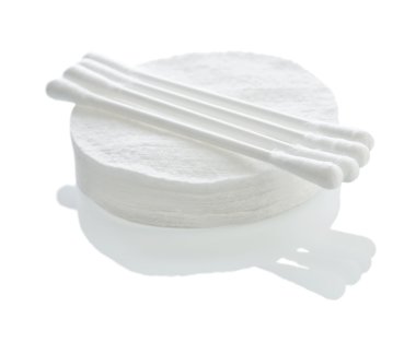 Cotton sticks and pads clipart