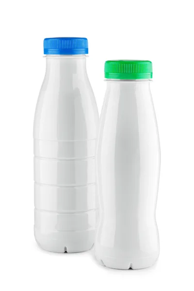 Två vita flaska — Stockfoto