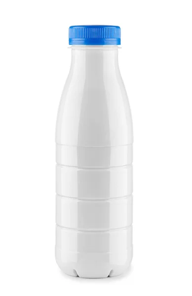 Vita plastical flaska — Stockfoto