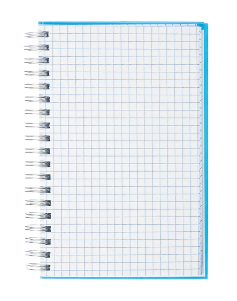 Ανοιχτό μπλε σημειωματάριο — Φωτογραφία Αρχείου