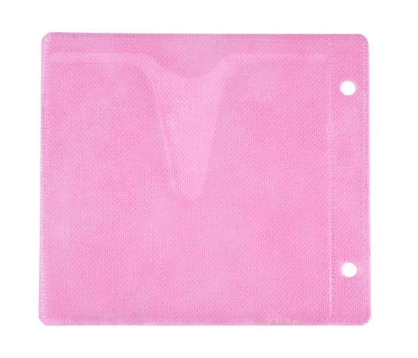 Różowa koperta na cd — Zdjęcie stockowe