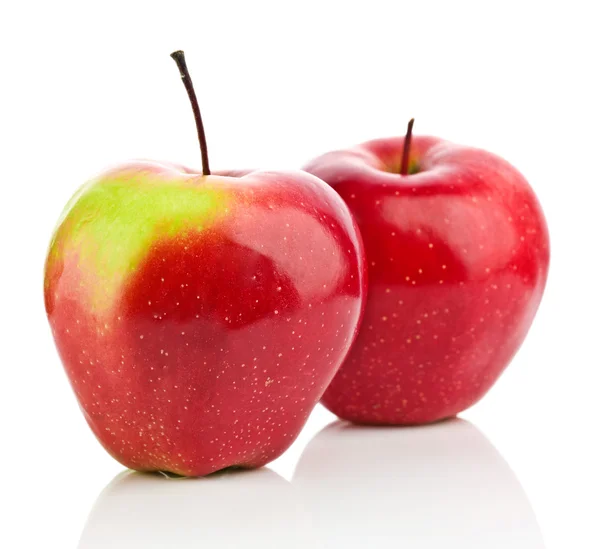 Två apple isolerade — Stockfoto