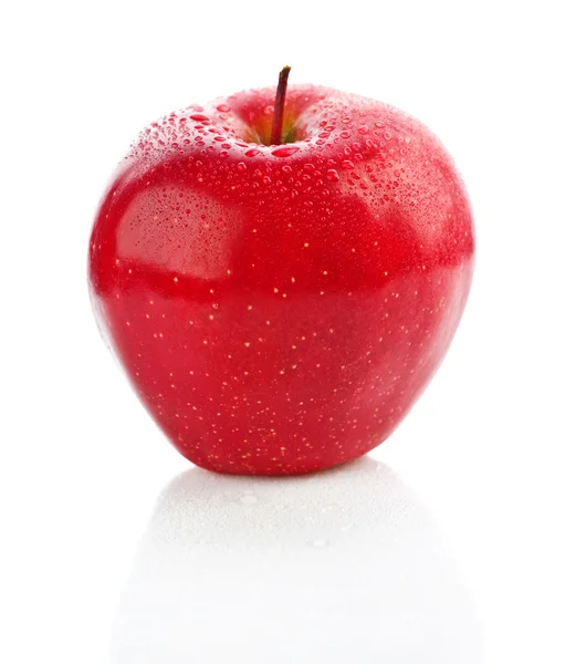 Våt apple — Stockfoto