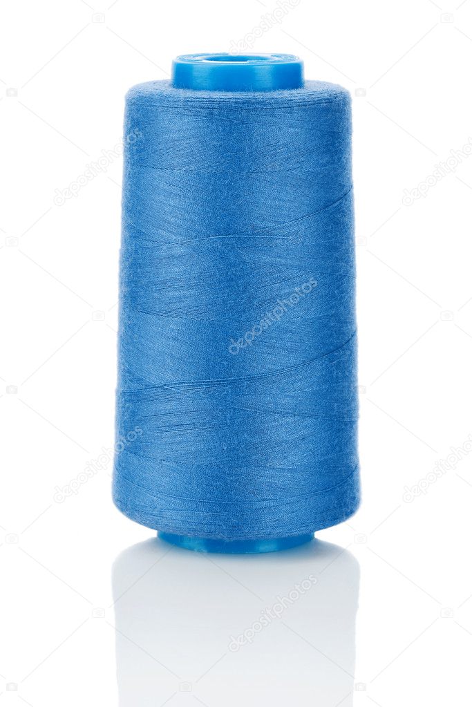 Blue thread on Bobbin