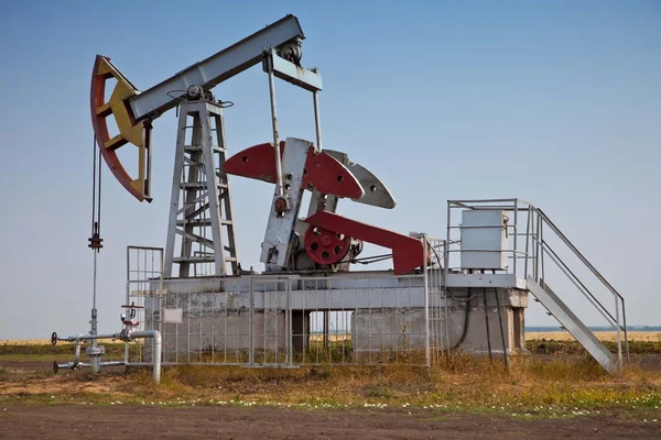 Industriella oljepump — Stockfoto