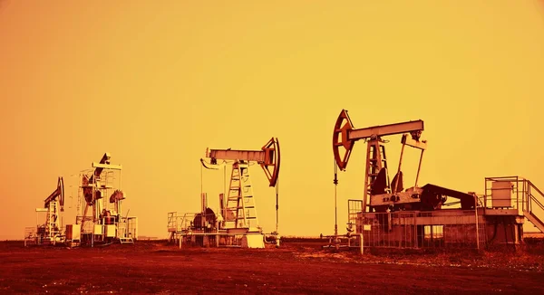 Oil pump jack. — Stock Photo, Image