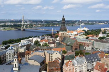 Old town of Riga clipart