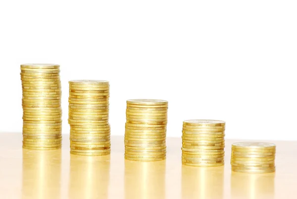 Towers of coins — Stock Photo, Image