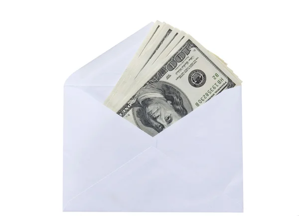 Pengar i kuvert — Stockfoto