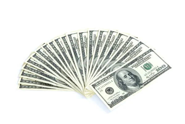 Money on white — Stock Photo, Image