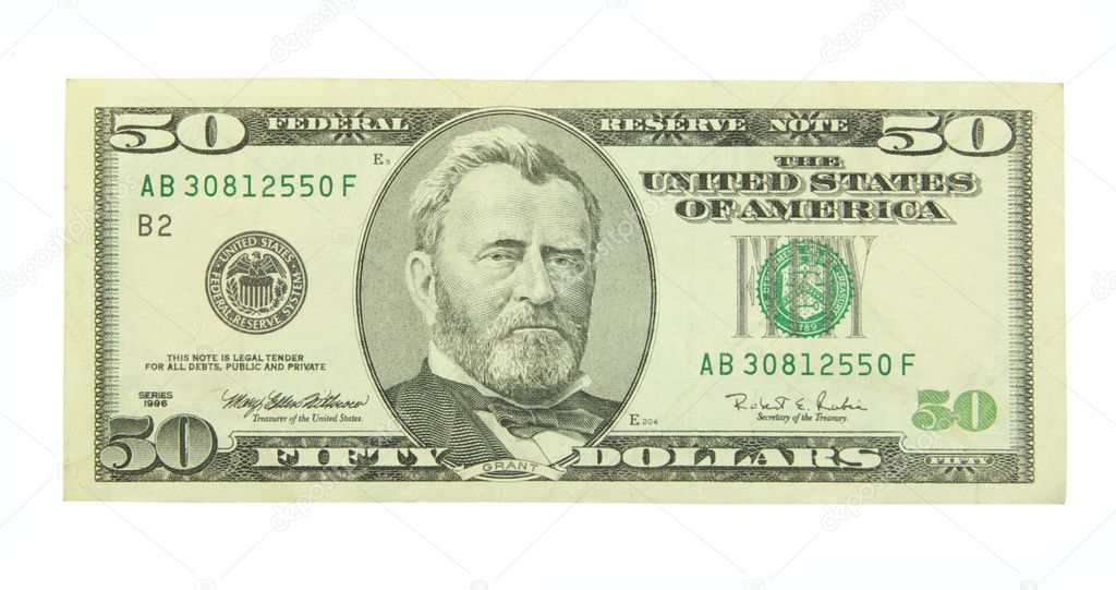 United states 50 dollar bill hi-res stock photography and images