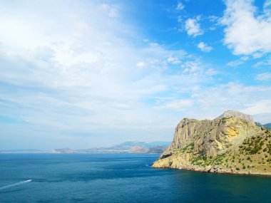 Mountains and sea