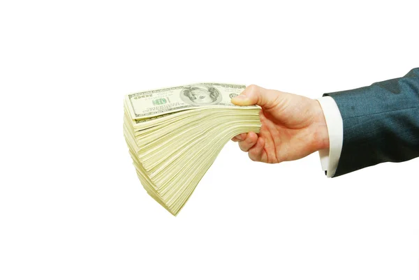 Money in hand — Stock Photo, Image